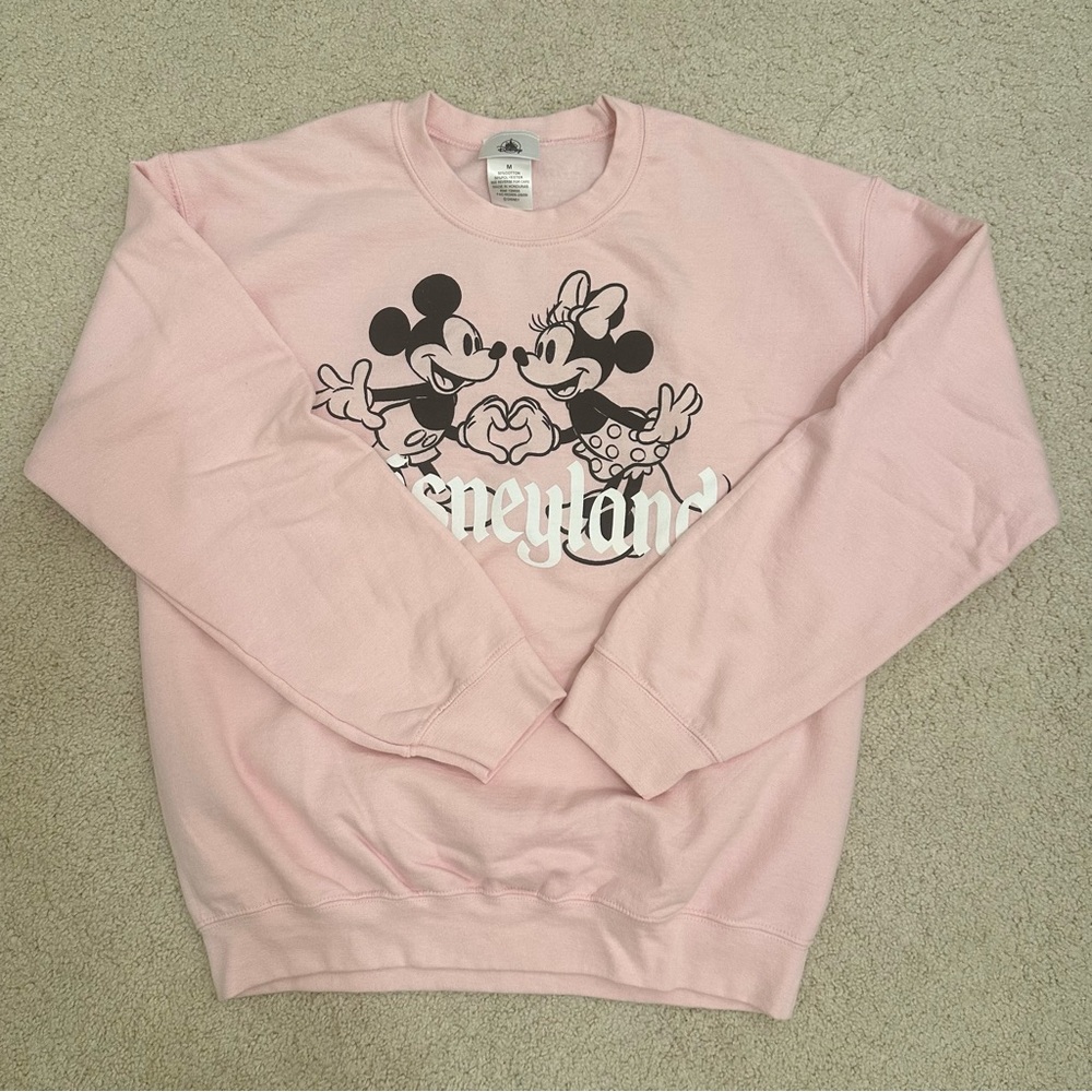 Disneyland Light Pink Valentine’s Sweatshirt